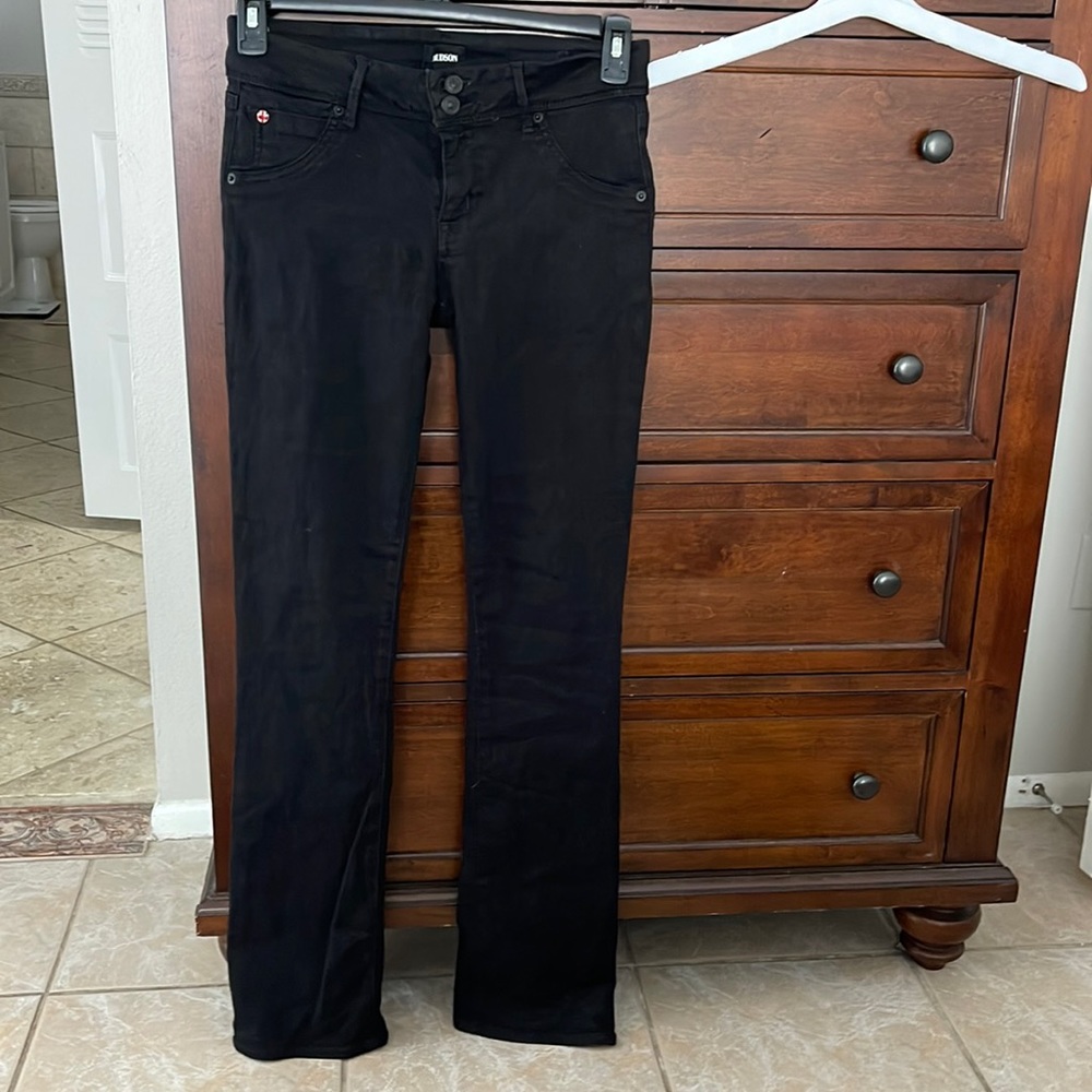 Hudson soft stretch black pants